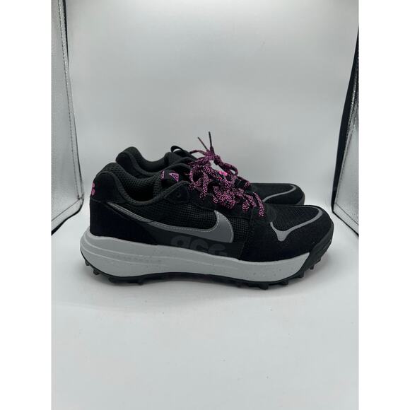Nike ACG Lowcate “Black Grey Hyper Violet” size 5 men/6.5 womens - Picture 3 of 6